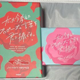 2点セット たった今考えたプロポーズの言葉を君に捧ぐよ。