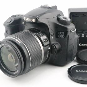 ★良品★キヤノン CANON EOS 60D + EF-S 18-55mm F3.5-5.6 IS 充電器付★ W0210＃4512