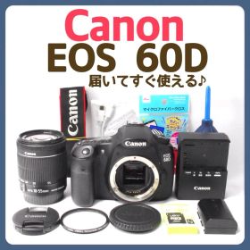 Canon EOS 60D✨デジタル一眼レフカメラ✨スマホ転送OK✨自撮りOK✨