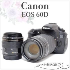 一眼レフ 定番ミドル機✨Canon EOS 60D✨超望遠 ダブルレンズセット✨