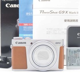 キャノン Canon PowerShot G9 X Mark II Digital Camera Silver 元箱 [新品同様] #Z5848A