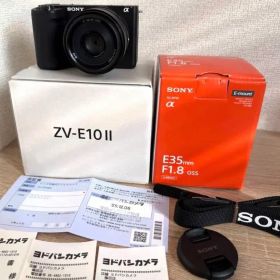 【新品】Sony ZV-E10 II + 35mm F1.8単焦点レンズ