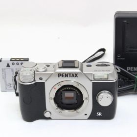 B+ (並品) PENTAX ペンタックス Q10 ボディ シルバー 初期不良返品無料 2-167
