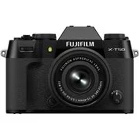 富士フイルム FUJIFILM FUJIFILM X-T50 XC15-45mm レンズキット ブラック [ボディ APS-Cサイズ ミラーレスカメラ＋交換レンズ「XC15-45mmF3.5-5.6 OIS PZ」 日本語・英語版]