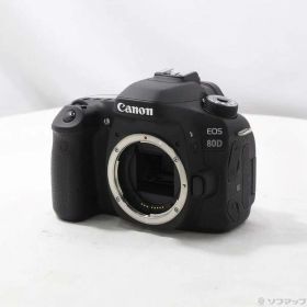 【中古】Canon(キヤノン) EOS 80D ボディ ブラック 【258-ud】