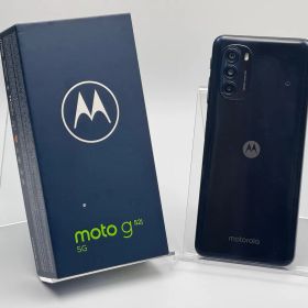【箱付き中古B】moto g52j 5G インクブラック SIMフリー 白ロム