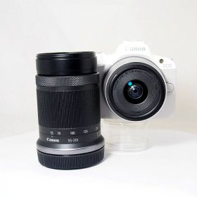 【中古】 (キヤノン) Canon キヤノン EOS R50 Wズームkit ホワイト【中古カメラ デジタル一眼】 ランク：AB