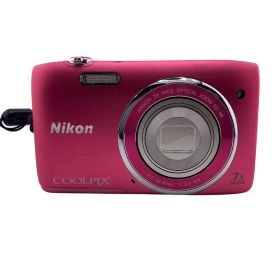 Nikon ニコン 4.7-32.9mm 1:3.4-6.4 COOLPIX S3500 プラスチック デジタルカメラ ピンク ユニセックス