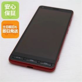 美品 A001KC Y!mobile かんたんスマホ2 レッド スマホ 白ロム 土日祝発送OK 01000
