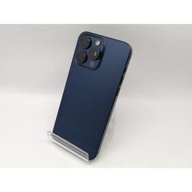【中古】Apple 国内版 【SIMフリー】 iPhone 15 Pro Max 1TB ブルーチタニウム MU723J/A【池袋東口】保証期間１ヶ月【ランクB】