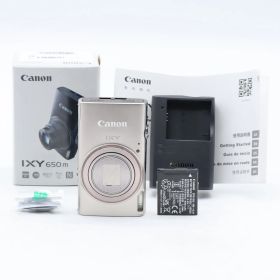 Canon IXY 650 m シルバー｜光学12倍ズーム コンパクトデジタルカメラ｜Wi-Fi／フルHD動画対応 キヤノン【中古】