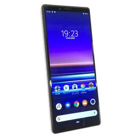 中古 SONY Xperia1 128GB ブラック J9110 SIMフリー J9110 香港版 ※技適マーク無し、Felica非搭載