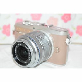 オリンパス(OLYMPUS)のオリンパス★OLYMPUS PEN E-PL10 ブラウン/自撮り/Wi-Fi(ミラーレス一眼)