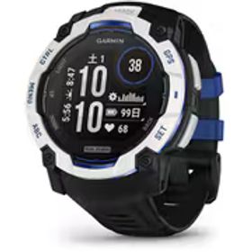 ガーミン GARMIN Instinct 3 Dual Power （インスティンクト スリー デュアル パワー）50mm Whitestone / Black（ホワイトストーン / ブラック）シリコンバンド Suica対応 次世代タフネスGPSスマートウォッチ 010-02935-33