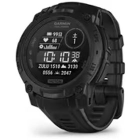 ガーミン GARMIN Instinct 3 Dual Power Tactical （インスティンクト スリー デュアル パワー タクティカル）45mm Black（ブラック） シリコンバンド Suica対応 タフネスGPSスマートウォッチ 010-02934-80