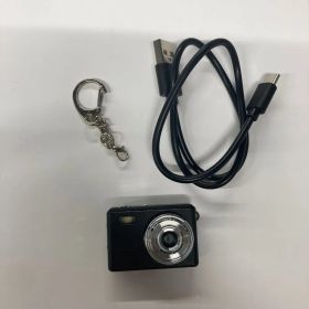【中古 動作確認済み 欠品あり訳あり】SAC CONNECT MINIカメラ SMC01-BK ( 約100万画素 CMOSセンサー 固定焦点 0.96インチ液晶画面 microSD対応 動画撮影 レトロモード 小型デジタルカメラ ) ブラック