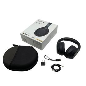 ■SONY WH-1000XM3 ブラック ワイヤレス ヘッドホン ノイズキャンセリング Bluetooth 有線対応 ケース付 動作確認済 外装良好2367675