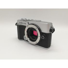 【中古】OM SYSTEM OLYMPUS PEN E-P7 EZダブルズームキット シルバー【福岡天神】保証期間１ヶ月【ランクA】