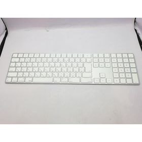 【中古】Apple Magic Keyboard（2017/テンキー付き/A1843） - 日本語（JIS） シルバー MQ052J/A【立川フロム中武】保証期間１週間