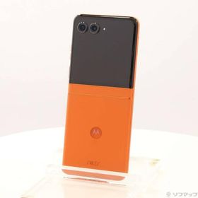 〔中古〕Motorola(モトローラ) motorola razr 50 512GB スプリッツオレンジ PB230002JP SIMフリー〔368-ud〕