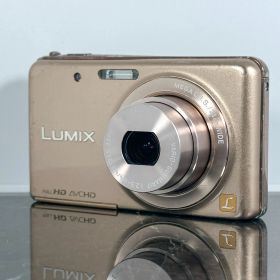 Panasonic LUMIX DMC-FX80 ロイヤルゴールド パナソニック ルミックス デジタルカメラ コンデジ コンパクトデジカメ 中古カメラ 動作品 F2.5明るいレンズ 光学5倍ズーム タッチパネル 高級感カラー レトロデジカメ