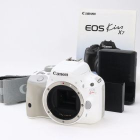 AB (良品) Canon キヤノン EOS Kiss X7 ボディ ホワイト シャッター回数1366 初期不良返品対応 22-319