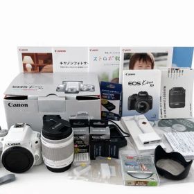 Canon EOS Kiss X7 ホワイト レンズキット付属品多数 初心者向け