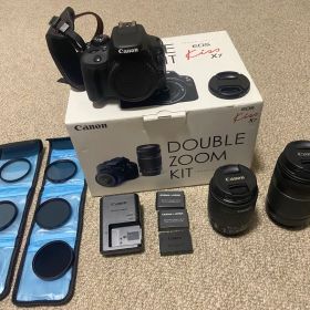 【即撮影OK】Canon EOS Kiss X7 ダブルズームキット 豪華セット