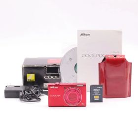 Nikon デジタルカメラ COOLPIX (クールピクス) S6200 ブリリアントレッド S6200RD