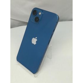 【中古】Apple 国内版 【SIMフリー】 iPhone 13 128GB ブルー MLNG3J/A【札幌】保証期間１ヶ月【ランクC】