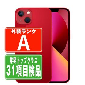 iPhone13 512GB RED SIMフリー 中古 本体 美品 スマホ 7日間返品OK あすつく ip13mtm1718