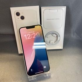 美品 国内版 SIMフリー iPhone13 128GB スターライト色