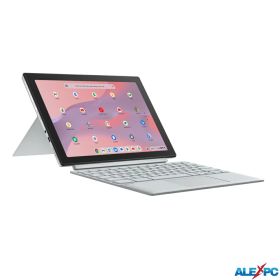 ASUS Chromebook クロームブック CM30 Detachable 10.5型1920×1200 2in1PC タブレット 503万画素カメラ搭載 8GBメモリ eMMC64GB Type-C 重量約609g LTE対応SIMフリー+Wi-Fi6(802.11ax)+Bluetooth5.2 日本語キーボード+スタンドカバー+ペン付き フォグシルバー 送料無料