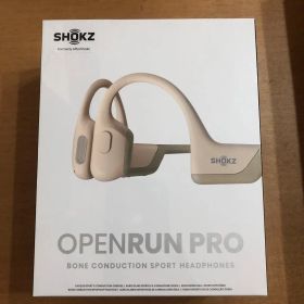 SHOKZ OPENRUN PRO 骨伝導イヤホン ベージュ