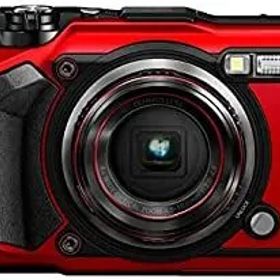 OLYMPUS デジタルカメラ Tough TG-6 レッド 1200万画素CMOS F2.0 15m 防水 100kgf耐荷重 GPS 内蔵Wi-Fi TG-6RD
