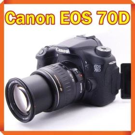 Canon EOS 70D スマホ転送機能搭載！ 近～中望遠レンズ付き♪ 171ｋ3130