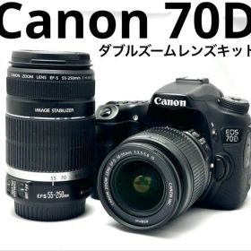 極美品！Canon 70D ダブルズームレンズ♪安心フルセット♪