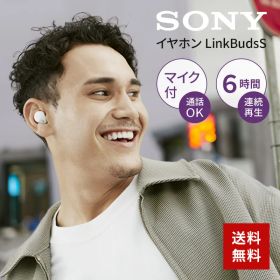 【新品】SONY 完全ワイヤレスイヤホン LinkBuds S WF-LS900N-WC ホワイト ソニー リンクバッズ WF-LS900N ノイズキャンセリング対応