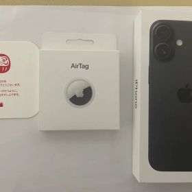 新品未開封iPhone16ブラック128GB+2026年限定AirTag
