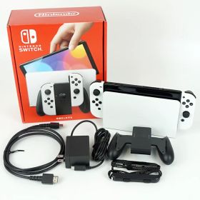 Nintendo ニンテンドー HEG-001 Nintendo Switch ニンテンドースイッチ 有機ELモデル ホワイト 白 7インチ有機ELディスプレイ 64GB内部ストレージ ゲーム機 【中古】