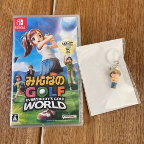 新品 みんなのゴルフワールド 早期購入特典&オリジナルチャーム付き