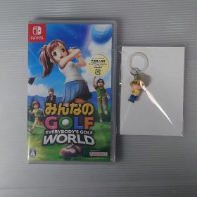 新品 みんなのゴルフワールド 早期購入特典&オリジナルチャーム付き