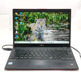 激安 中古美品 Wi-Fi有 ノートパソコン 富士通 U939/B レッド Core i5 8365U 8GB 256GB 高速SSD 無線 Bluetooth Windows11 Office 即使用可