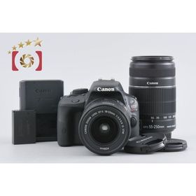 【中古】Canon キヤノン EOS Kiss X7 ダブルズームキット ブラック
