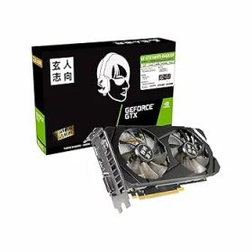 【中古】玄人志向 NVIDIA GeForce GTX 1660Ti 搭載 グラフィックボード 6GB デュアルファンモデル GF-GTX1660Ti-E6GBDF