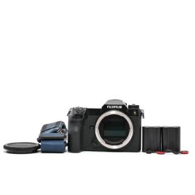 ＜良品＞ FUJIFILM GFX100S ボディ｜シャッター数19,891枚｜バッテリー2個付｜中判ミラーレス｜動作良好