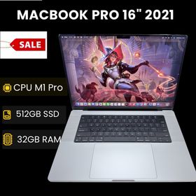 マック(Mac (Apple))のApple MacBook Pro 16インチ M1 Pro 32GB (ノートPC)