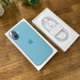 バッテリー95% iPhone 16Plus 128GB ティール 国内版 SIMフリー送料無料