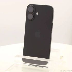 ソフマップ 〔中古品〕 iPhone16 128GB ブラック MYDQ3J／A SIMフリー【295】