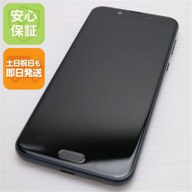 安心保証 超美品 SH-M08 AQUOS sense2 ニュアンスブラック 本体 白ロム